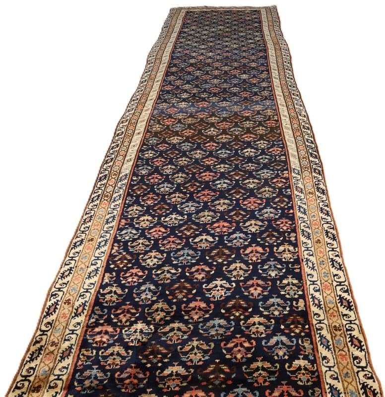 Antique Azarbaiejan Carpet  474x112 - Image 5