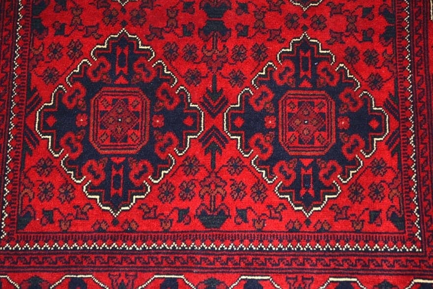 Afghan-Beljikwool Carpet  140x97 - Image 3
