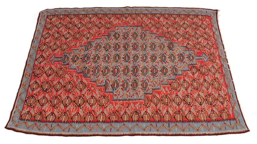 Kelim Seneh Teppich 104x77 - Image 5