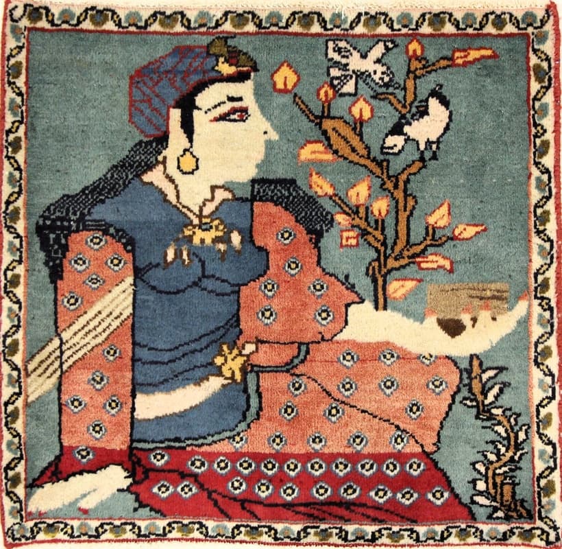 Ghashghai Teppich 60x60