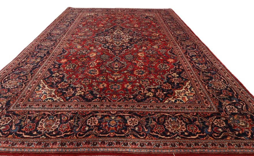 Antique Kashan Carpet 213x138 - Image 4