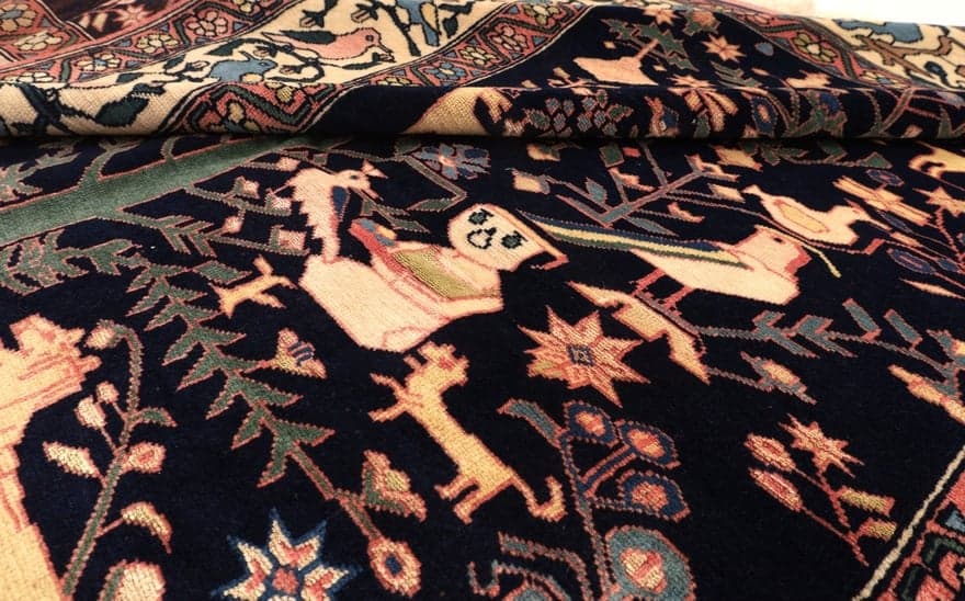 Antique Ghuchan Carpet  200x138 - Image 3