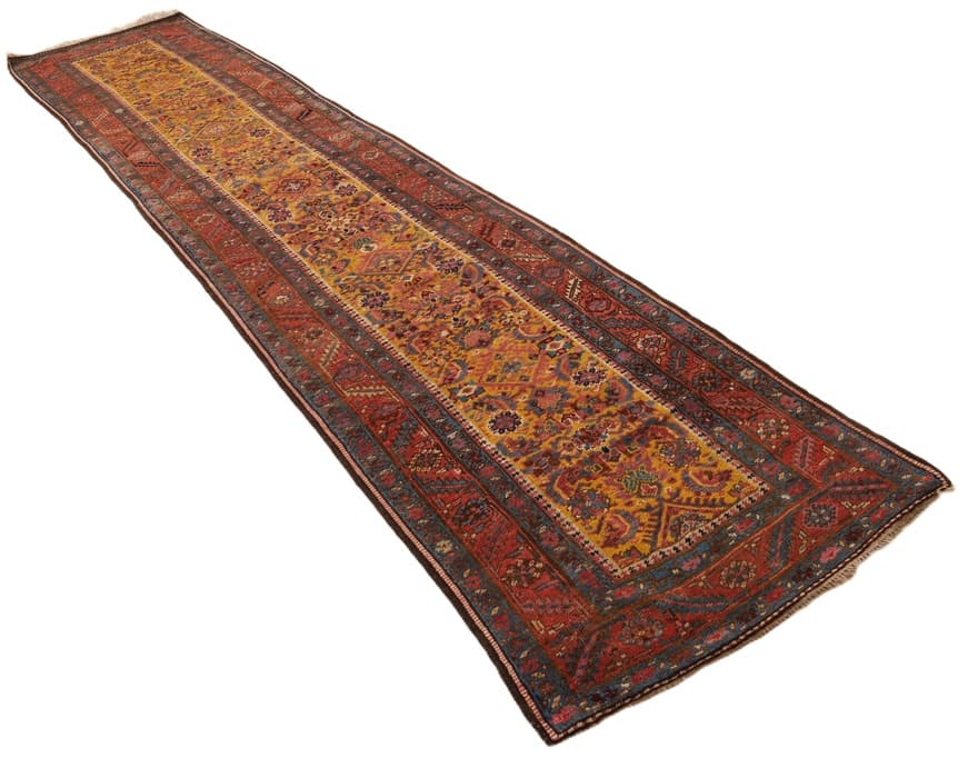 Antike Malayer Teppich 415x90 - Image 3