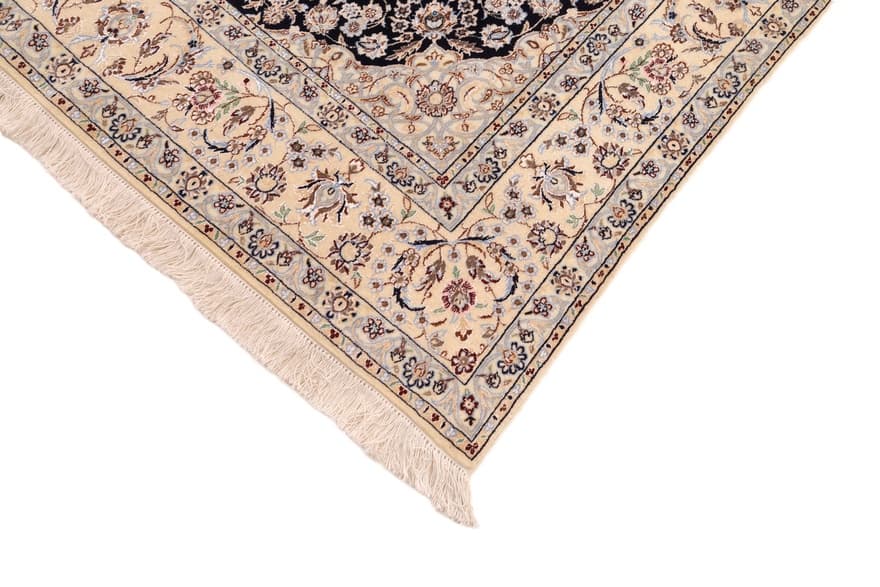 Nain 6La carpet – dark blue handwoven 242x142