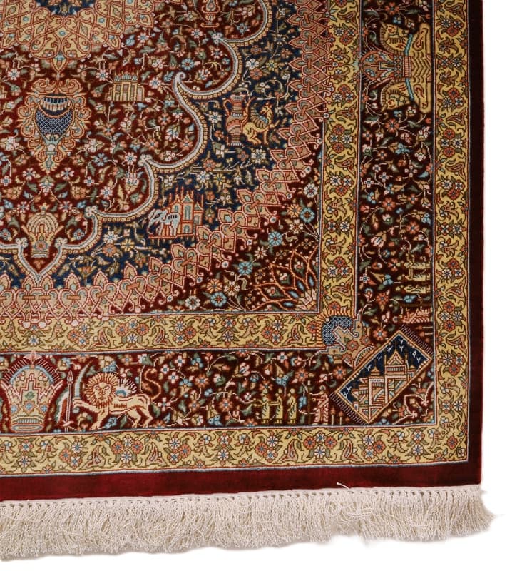 Ghom Seide Teppich 118x80