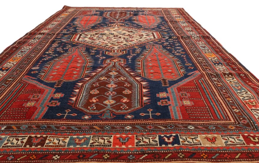 Antike  Malayer Teppich 209x121 - Image 5