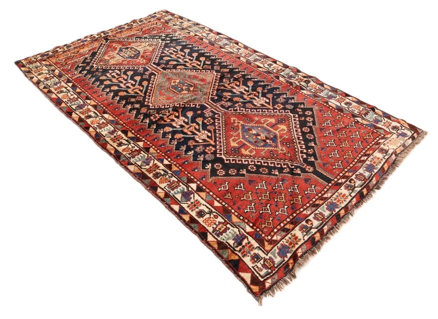 Antike Ghashaghi Teppich 250x137