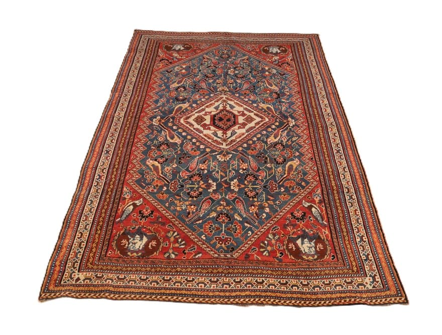 Antike Ghashai Teppich 243x145