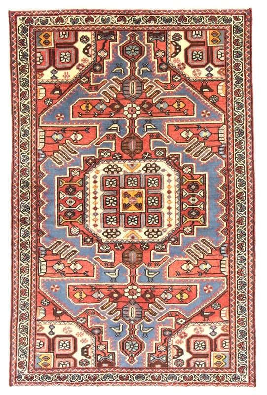 Authentischer Meymeh-Perserteppich 198x128 cm
