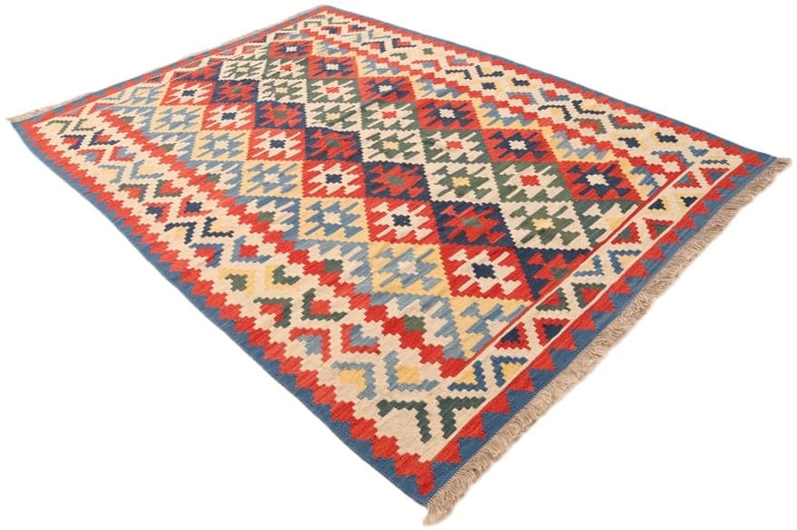 Kelim  Fars Teppich  243x187 - Image 4