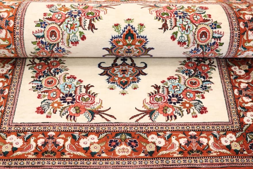 Ghom Seide Teppich 118x80