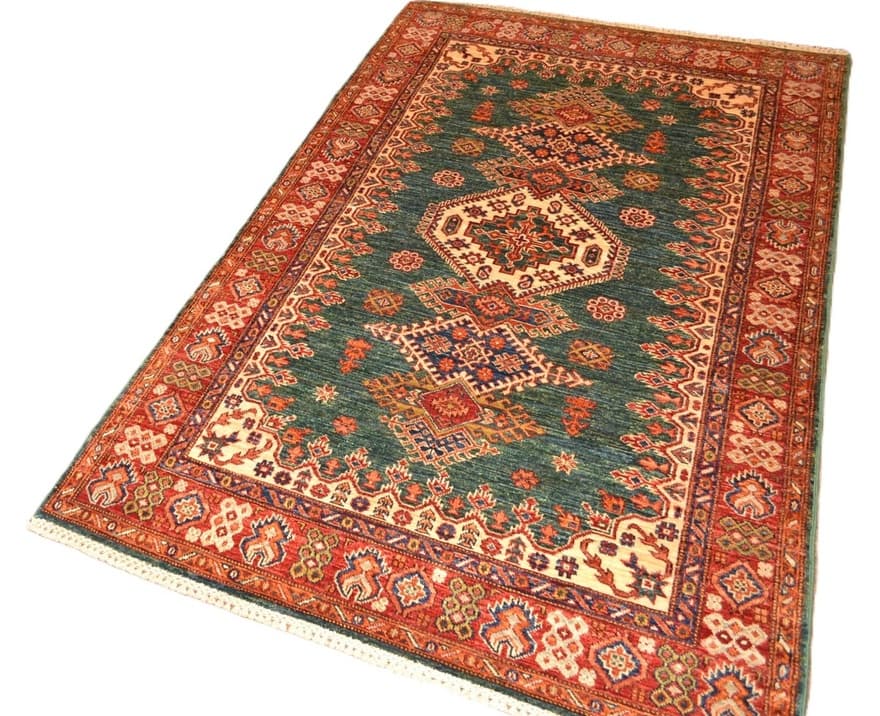 Ariana-Kazak Carpet  186x126 - Image 4