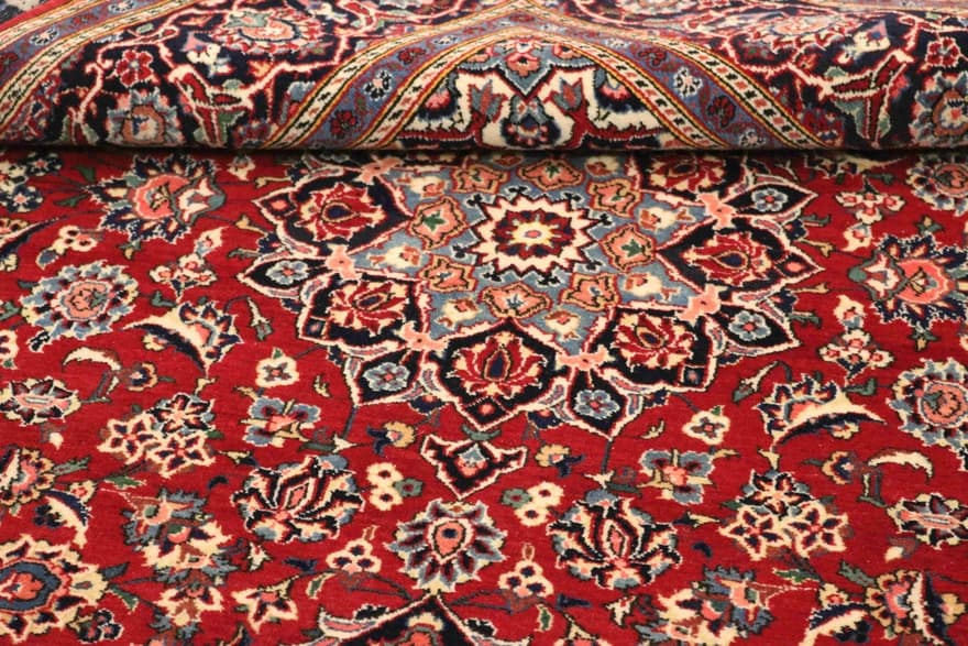 Keshan  antique Carpet  212x137