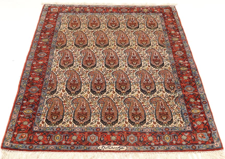 Senneh Yasha oruje Silknkette Carpet  176x117 - Image 5