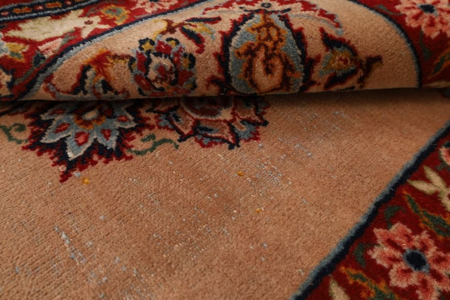 Vintage Isfehan Carpet 84x64 - Image 4