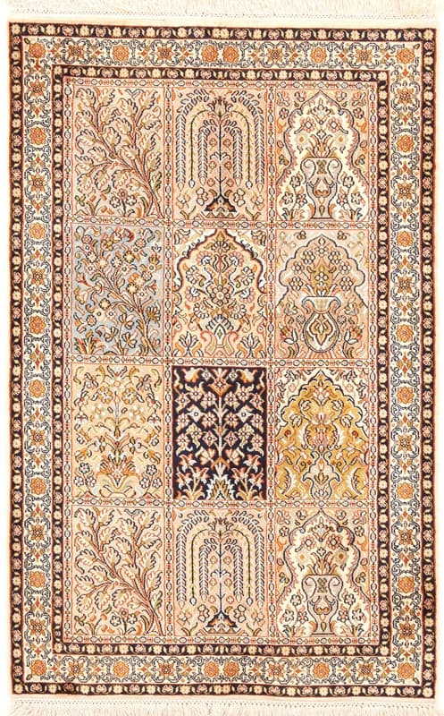 Kahmir Seide Teppich 123x78