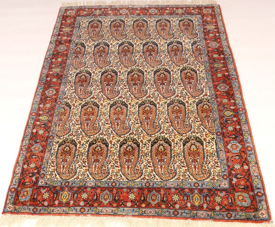 Senneh Yasha oruje Silknkette Carpet  176x117 - Image 3