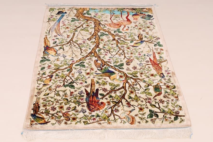 Ghom Dahlia Carpet 150x100
