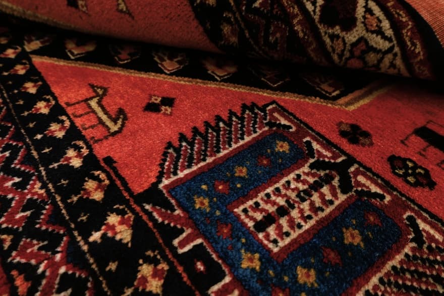Antique Sirjan Carpet  95x53 - Image 6