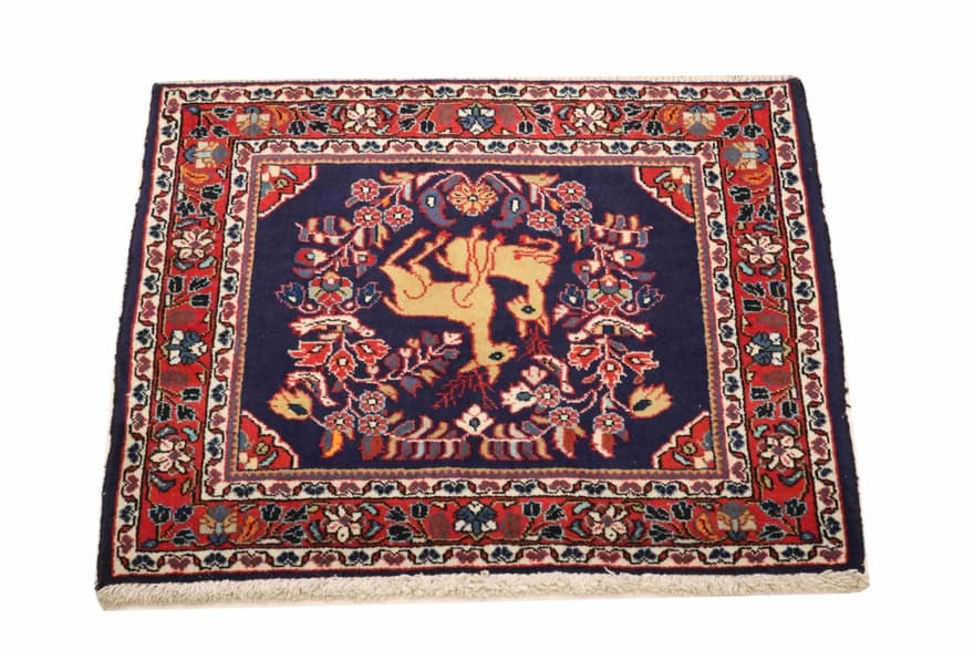 Ghom Teppich 77x62