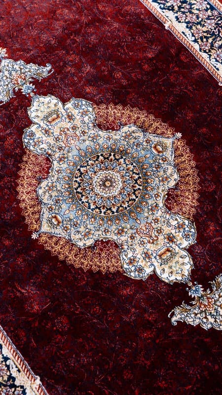 Qom  Dahlia Carpet 120x80 - Image 4
