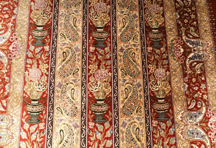 Ghom Seide Teppich 125x80