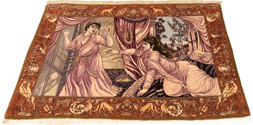 Tabriz50Raj Teppich 150x100 - Image 3