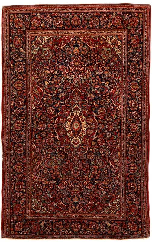 Kashan Antik  Teppich  200x127
