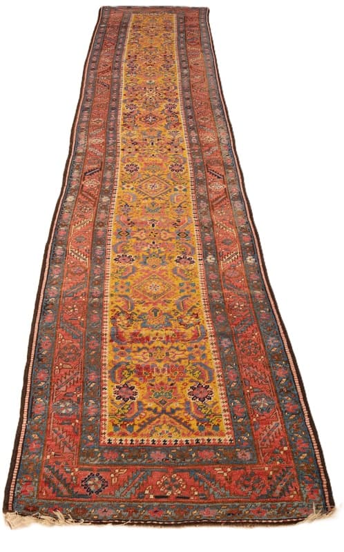 Antike Malayer Teppich 415x90 - Image 5