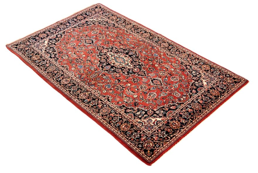 Antike Kashan Teppich 192x138