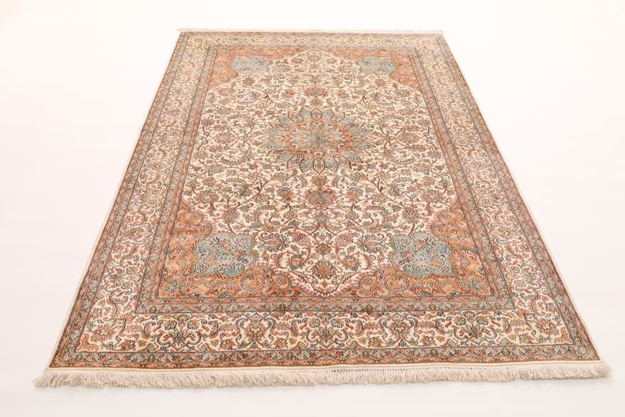 Kashmir Seide Teppich 271x182 - Image 2