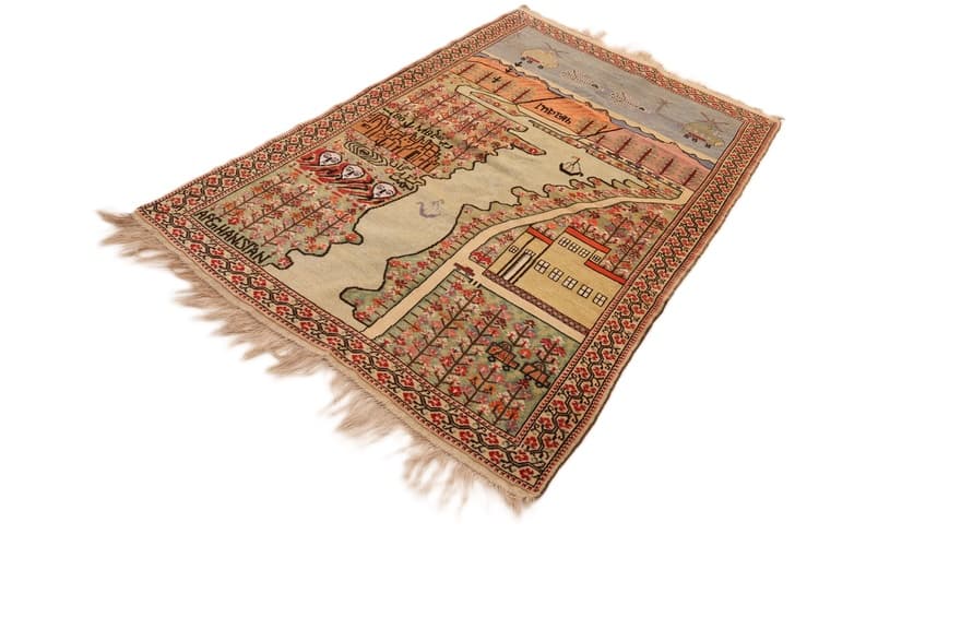 Afghan Antike Teppich 205x133