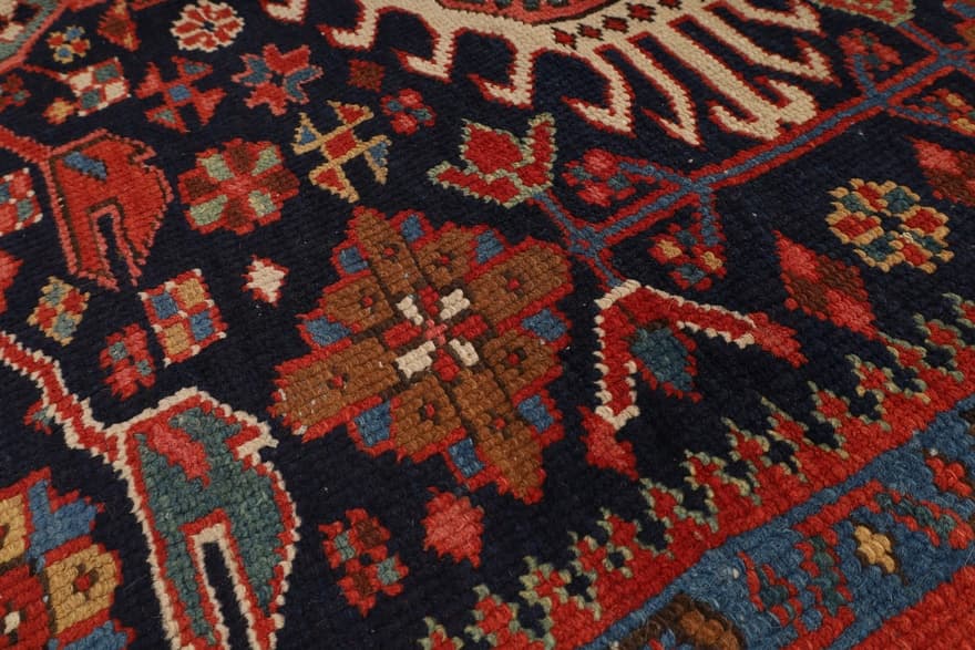 Antique Heriz Carpet  192x150 - Image 4