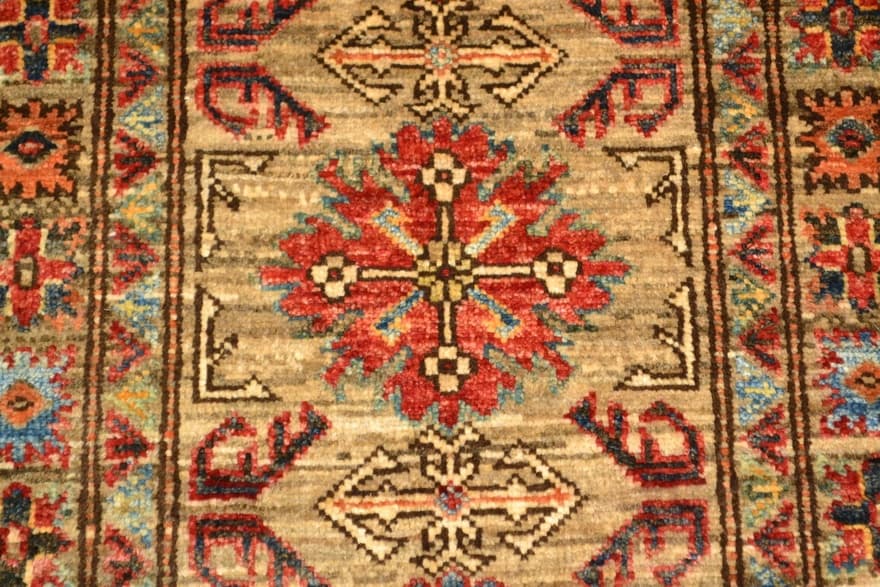 Ariana-Kazak Carpet  97x61 - Image 6