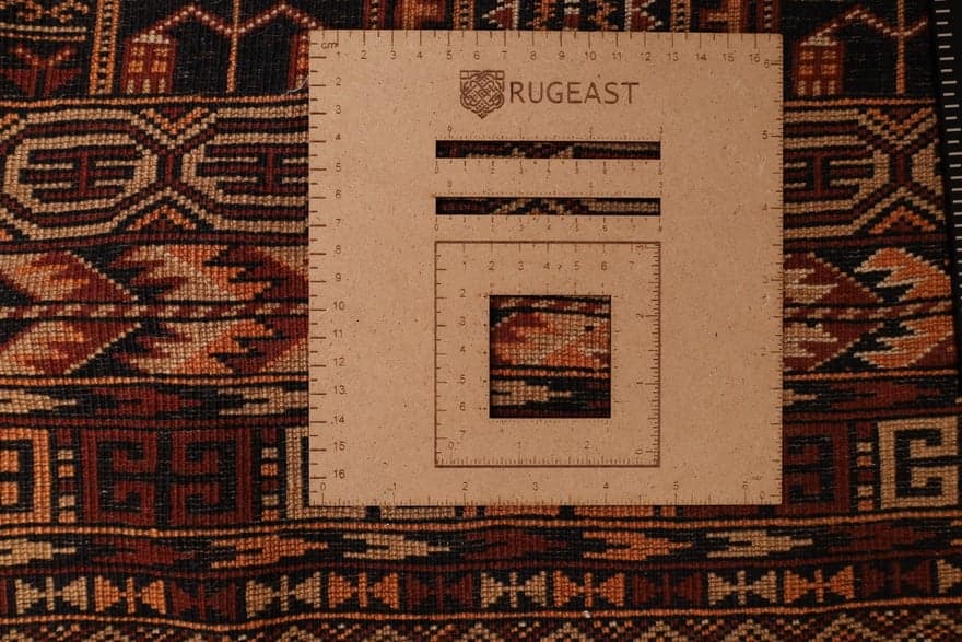 Antique Baluch Carpet  132x89 - Image 6