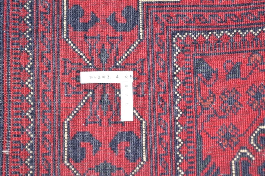 Afghan-Beljikwool Carpet  140x97 - Image 6