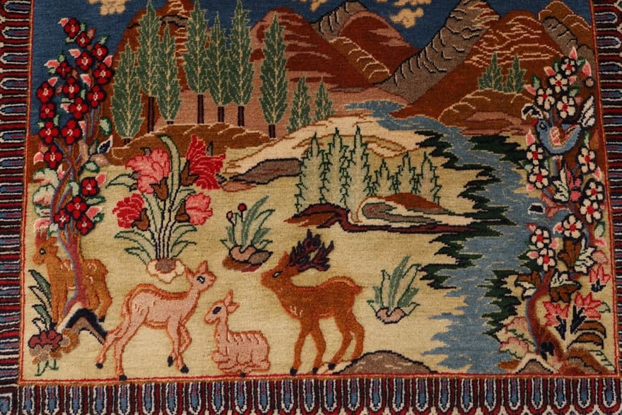 Sarouk Carpet  77x60 - Image 3