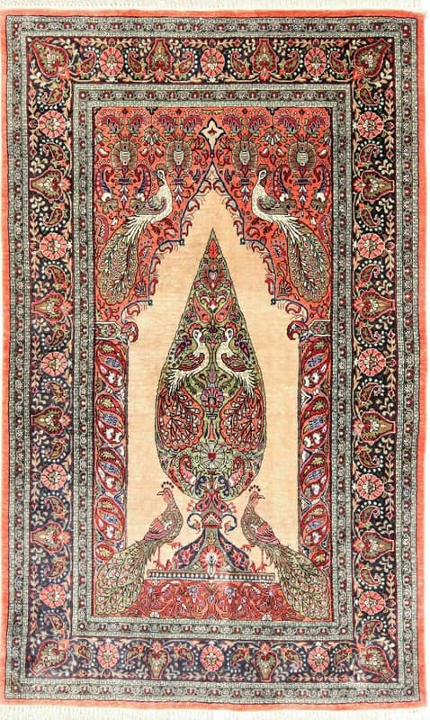 Ghom Silk Carpet  125x77