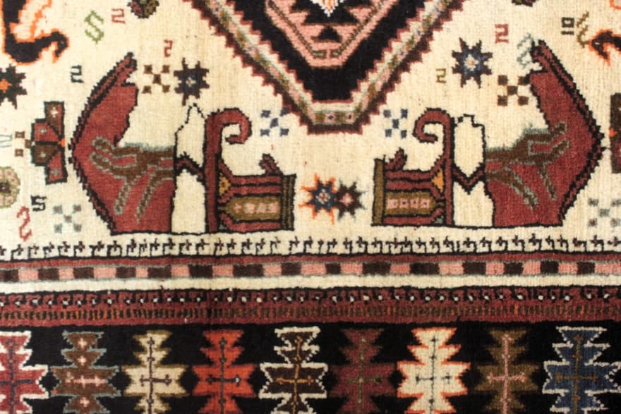 Ghashghai Teppich 155x109