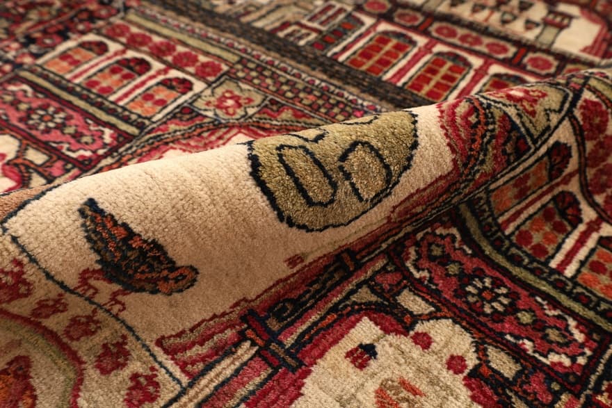 Antique Kerman Carpet 129x80