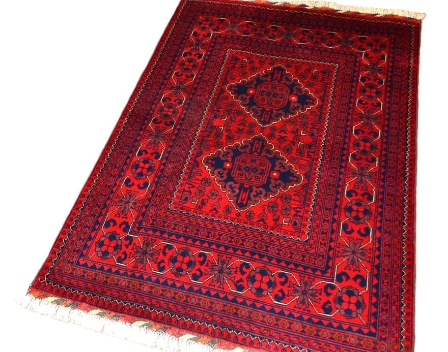 Afghan-Beljikwool Carpet  146x101 - Image 4