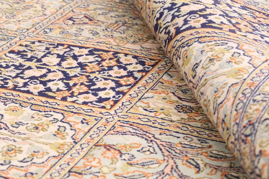 Kashmir Seide Teppich 210x153 - Image 4