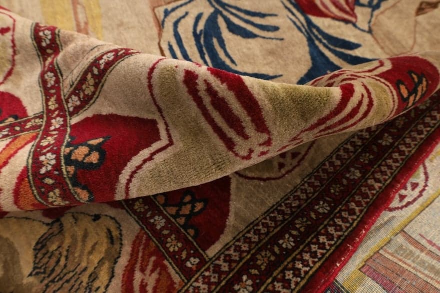 Antique Kerman Carpet  217x138 - Image 6
