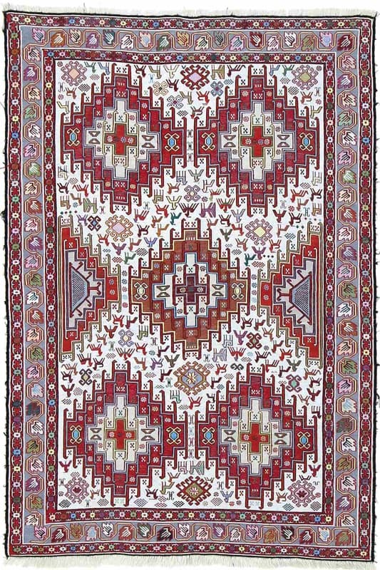 Kelim Silk Carpet 142x98