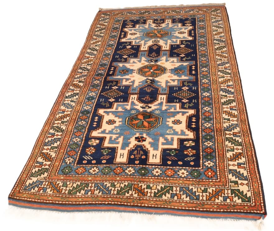 Antike  Kazak Teppich 198x115 - Image 4