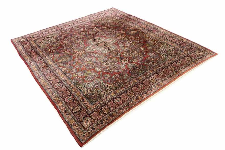 Antiker Shahrbaft-Perserteppich 357x320 cm