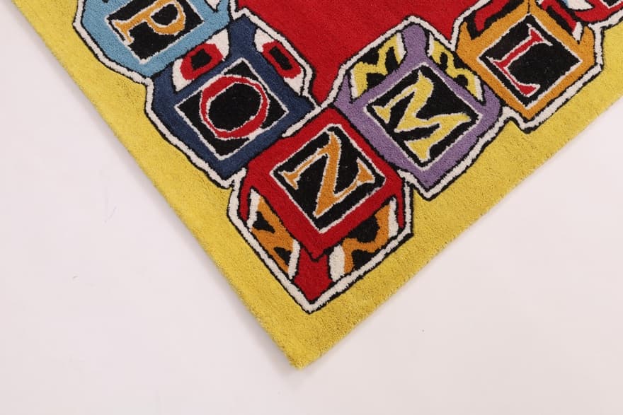 kinderteppich Alphabet Teppich 242x169