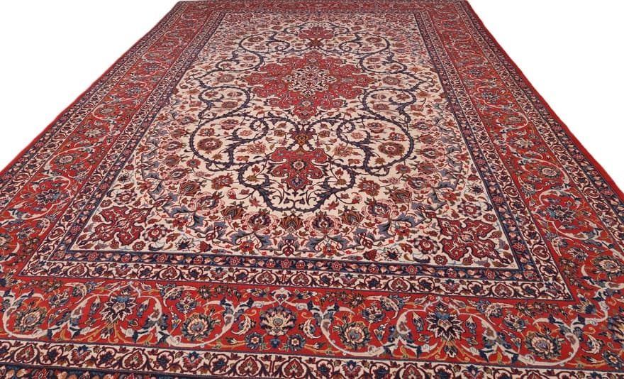 Antique Isfehan Carpet 454x296 - Image 4