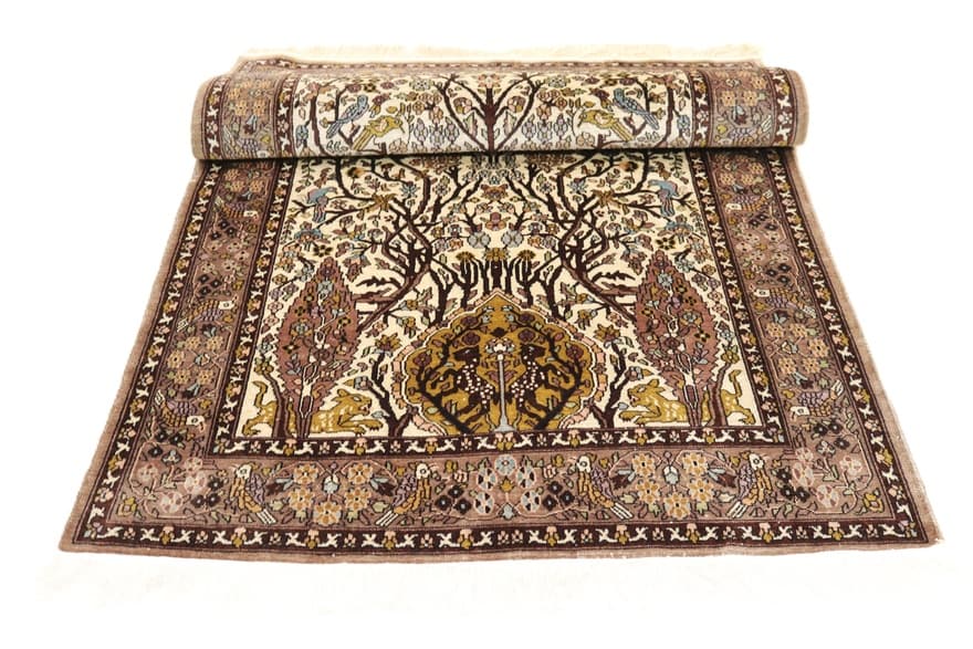 Kashmir Silk Carpet 153x90