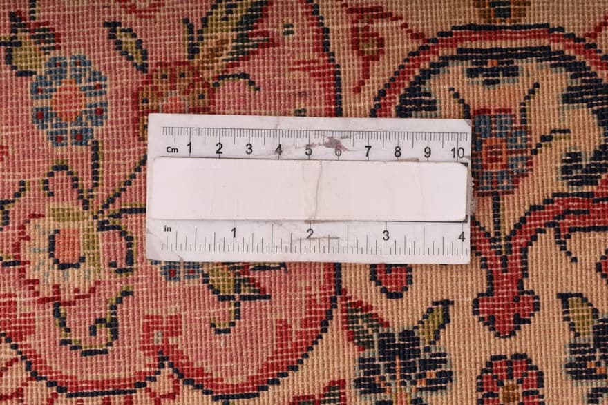 Antike Kashan Teppich 201x144
